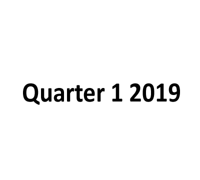 Housing Market Statistics - Quarter 1 2019