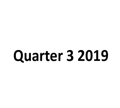 Housing Market Statistics - Quarter 3 2019